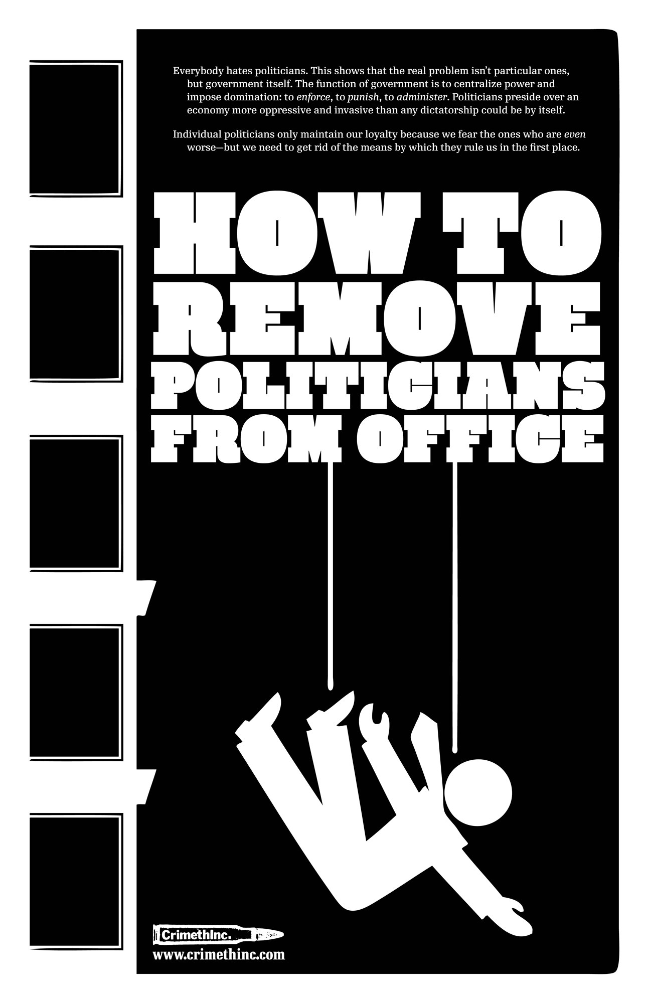 Fotka  ‘How To Remove Politicians From Office’ přední strana