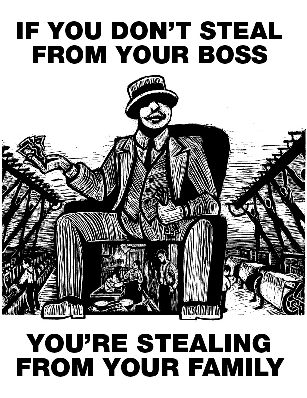 Fotka  ‘If You Don't Steal from Your Boss’ přední strana